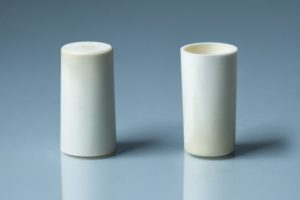 Alumina Flat Bottom Crucible Conicale